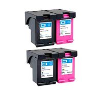 QBVHAEPY 64XL Ink Cartridge Compatible With Printers 6200 7100 7800 7164 7855 7864 6252 6255 Replacement For 64XL(2BK 2COLOR)
