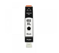 QBVHAEPY 655XL 655 655 Ink Cartridge Compatible With Deskjet Ink Advantage 3525 5525 4615 4625 4525 6520 6525 6625 Printers(Black 1PC)