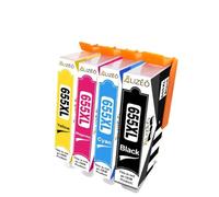 QBVHAEPY 655XL Ink Cartridge Compatible With Deskjet 5525 6520 6525 6625 3525 4615 Printers Replacement For 655 655XL Printer Cartridges(4 Pcs)