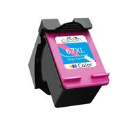 QBVHAEPY ALIZEO 67XL Ink Cartridge Replacement Compatible With 67 XL 67 Works With Deskjet Plus 4140 4152 4155 4158 1225 2732 2752 1225 Printers(1 Black)