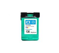QBVHAEPY Compatible Ink Cartridge For 132 136 6213 PSC 1513 C3100 C3183 2573 Printers(136)