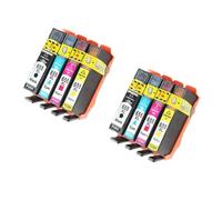 QBVHAEPY Compatible Ink Cartridge For 655 655XL H-655 Works With Deskjet Ink Advantage 3525 4615 4625 5525 6520 6525 Printers(2 SETS)