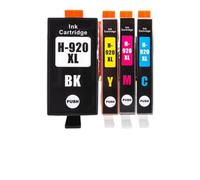 QBVHAEPY Compatible Ink Cartridge For 920-920 Works With Officejet 6000 6500 6500 Wireless 6500A 7000 7500 7500A Printers(1 Set 4 PCS)