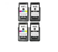 QBVHAEPY Compatible Ink Cartridge For PG440 CL441 440XL 441XL Works With Select Printers Including MG3140 MG3540 MG3640 MG3640S MG4240 MX438 MX518 MX378 TS5140(2BK 2COLOR)
