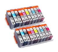 QBVHAEPY Compatible Ink Cartridge For Pro-10 Pro-10s Printer Works With 72 PGI 72 PGI-72 PGI72 Ink Cartridge(2SET 20PCS)