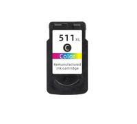 QBVHAEPY Compatible Ink Cartridge Replacement For ASW PG510 CL511 Fits PG 510 CL 511 PG-510 Works With IP2700 MP240 MP250 MP260 MP280 Printers(1Color)