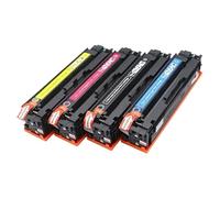 QBVHAEPY Compatible Toner Cartridge 206A W2110A W2111A W2112A W2113A With Chip For Pro M255dw MFP M282nw M283fdn M283fdw Printers(W2110A 206A Black)