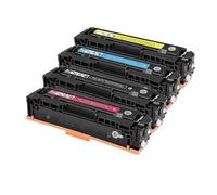 QBVHAEPY Compatible Toner Cartridge For M282nw M283cdw M255dw M255nw M283fdw Printers Works With 206 206A 207 207A Models No Chip Required(Yellow)