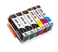 QBVHAEPY Ink Cartridge Compatible With 655 655xl 655 Works With Deskjet 3525 5525 4615 4625 4525 6520 6525 6625 Printers(6PCS FOR HP 655)