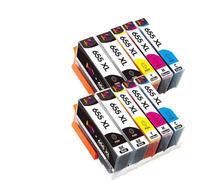 QBVHAEPY Ink Cartridge Compatible With 655 655xl 655 Works With Deskjet 3525 5525 4615 4625 4525 6520 6525 6625 Printers(10PCS FOR HP 655)