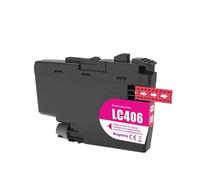 QBVHAEPY LC406 Ink Cartridge Compatible With Printers MFC-J5855DW MFC-J5955DW J6555DW HL-JF1 MFC-J4335DW MFC-J4345DW MFC-J4535DW(1PCS-MAGENTA)