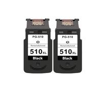 QBVHAEPY PG510 CL511 PG-510 CL-511 Ink Cartridge Compatible With IP2700 IP2780 IP2880 MP240 MP250 MP260 MP270 MP280 MP480 Printers(2 BLACK)