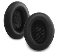 QC35 Ear Pads Replacement Ear Cushions Compatible with Bose QuietComfort 35 QC35 SoundTrue QuietComfort 35 II QC35 II Over-Ear Headphones Comfort Memory Foam Earpads (Black)