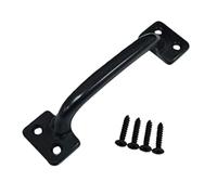 QCAA Soild Sash Lift Pull, Traditional Type, 4-1/2", Matte Black, 1 Pack, Made in Taiwan