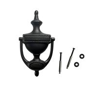 QCAA Solid Brass Door Knocker, Victorian Rope Type, 7-3/8", Venetian Bronze, 1 Pack, Made in Taiwan