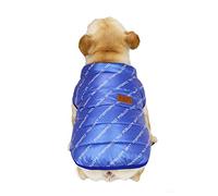 QCBH Thick winter clothes for windproof and warm dog jackets in autumn and winter, bulldog jacket, Shar Pei dog jacket with fleece lining