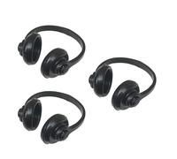 Qcbuegof 1/12 Scale Headphones for Scenes Realistic Design Kids Safe Accessory Black/Red/White Kid Safe Dollhouses Accessories