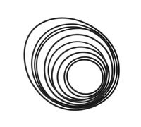 Qcbuegof 100/200pcs 25-70 mm Turntable Belt Replacement Various Specifications Cassette Tape Machines Rubber Belt Replacement Rubber Drive Belt