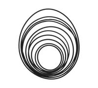 Qcbuegof 100/200pcs 25-70 mm Turntable Belt Replacement Various Specifications Cassette Tape Machines Rubber Belt Replacement Rubber Drive Belt