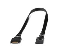 Qcbuegof 15pin Power Split Cable 15-Pin Male Female Power Extension Hard Drive Cable for Optical Drive Replacement Power Cable