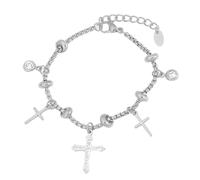 [Qcbuegof] 16cm+4cm Extender Chain Women Accessories Sun Moon Inspirational Fashion Detail Diamond Stainless Steel Sun Moon, 銀, As described, No Gemstone