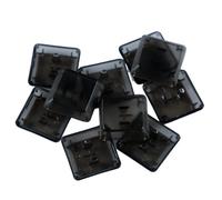 Qcbuegof 1U Standard Size Releasing Black Keyboard Caps, Perfect for Games and Office Applications on G813 G815 G913 Mechanical Keyboards Easy Installation Keycap Set