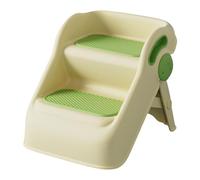 Qcbuegof 2 Children's Step Chairs, Non-Slip, Bathroom, Foldable Design, Plastic, Step Safe, Double Steps for Toddlers, Children's Bathroom, Bathroom Stool