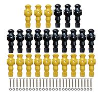 Qcbuegof 26Pcs Standard Size Foosball Replacement Players Table Foosball Player Soccer Men Games Players Figure Enduring Replacement Soccer Table Player for Game Room