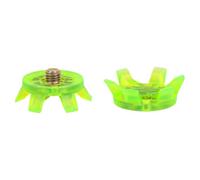 Qcbuegof 2pack Golf Cleats Soft Spikes with Metal Threads Durability Thin Golf Shoe Studs Golfs Quick-twist Replacement Studs Accessories Nonslip Cleats