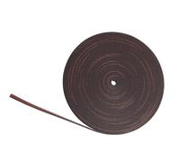 Qcbuegof 3KC 6RF Open End Belt for Pressure with Low Dust Rubber Pulley Nonslip Belt 6 mm Wide 2/5/10 Metre Length Low Dust Emission Belt