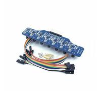 Qcbuegof 7 Way Digital Line Following Sensors Module For STEM Education And Robotics Development Grayscale Detection Module