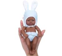 Qcbuegof 7inch Soft Vinyls Miniature Baby Dolls Life Like Reborns Toy Figure Easy Carrying For Everyday Comforting Parenting Game Reborns Doll