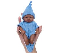 Qcbuegof 7inch Soft Vinyls Miniature Baby Dolls Life Like Reborns Toy Figure Easy Carrying For Everyday Comforting Parenting Game Reborns Doll