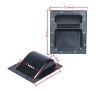 Qcbuegof ABS Delay Speaker Carry The Cabinet Handle For Amplifier Systems Easy Installation Sound Gears Heavy Duty Speaker Pick Up