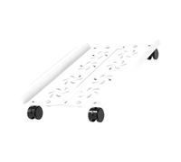 Qcbuegof Adjustable Computer Tower Stand Mobile CPU Stand With 4 Rolling Caster Wheel Under Desk CPU Holder PC Floor Risers Heavy Duty Steel CPU Roller