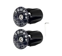 Qcbuegof Aluminium Alloys Bike Handload End Plugs Rattle Bike Handlebar End Plugs For Road Folding Bicycles Handlebar Plug