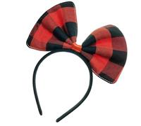 Qcbuegof Antlers Bowknot Headband, Christmas Head Watcher, Christmas Party, Photo Props, Bowknot Party, Headway, Cosplay Accessories, Christmas Headbands for Women