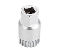 Qcbuegof Bicycle Bottom Mount Remover 20 Teeth Square Hole Spline Repair Key Bicycle Steps Wheel Puller Removal Tool Bicycle Bottom Holder Remover Removal Tool