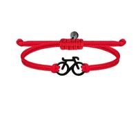 Qcbuegof Braided Bicycle Bracelet Made of Metal, Lightweight, Breathable Design, Unisex Jewellery for Active Lifestyles, Permanent Bicycle Bracelet, one size, As described
