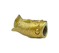 Qcbuegof Brass Fish Paracord Pendant Compact Paracord Beads Outdoor Equipment for Minkte Lanyard and Outdoor Gear Personality Outdoor Pendant Outdoor