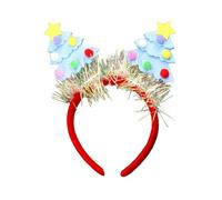 Qcbuegof Celebrate the Holiday with Unisex Christmas Tree Headband for Women Children Christmas Deduction Accessory Youth Holiday Headwear Festive Atmosphere Enhancer