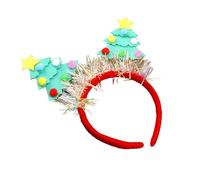 Qcbuegof Celebrate the Holiday with Unisex Christmas Tree Headband for Women Children Christmas Deduction Accessory Youth Holiday Headwear Festive Atmosphere Enhancer