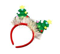Qcbuegof Celebrate the Holiday with Unisex Christmas Tree Headband for Women Children Christmas Deduction Accessory Youth Holiday Headwear Festive Atmosphere Enhancer
