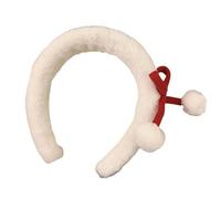 Qcbuegof Christmas Butterfly Headbands Festivals Holiday Hair Hoop Adjustable Headwear for Women and Children Bow Headband