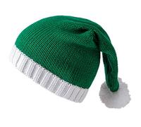 Qcbuegof Christmas Knitted Hat Unisex Santa Warm Winter Hat Family For Party And Gifts The Unisex Santa Give