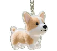 Qcbuegof Clear Pet Memorial Jewellery Keychain Plastic Pet Hair Holder Dog Fur Collector Keepsake for Grieving Dog Owners Gift Lovers Adjustable Memorial Jewellery
