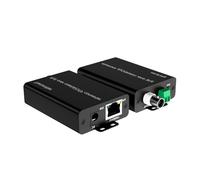 Qcbuegof Coaxial Networking Extender Power Over Ethernet Coaxial Converter Extender 500M Data Transmission Adapter For Networking Camera Ethernet Over Adapter