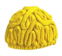 Qcbuegof Creative Cerebra Hat Warm Edge Hat for Adults Teenagers Cold Weather Skull Photo Shoots for Various Occasions Knitted Hat
