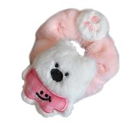 Qcbuegof Cute Puppy Ponytail Holder for Photo Studio Halloween Eye-catching Props for Halloween Party Daily Wear Headpiece Cartoon Hair Talks