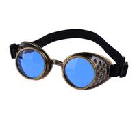 Qcbuegof Cybers Goths Cosplays Vintaeg Steampunk Goggles Glasses Halloween Face With Elastic Belt Gifts